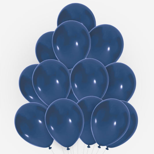 20 Ballons Bleu Marine 30 cm en latex
