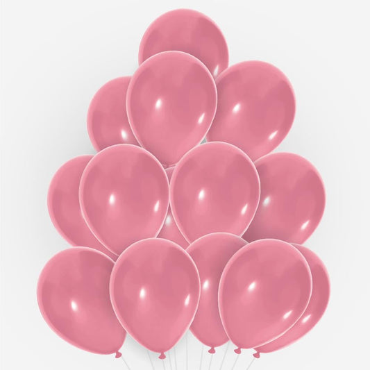 20 Ballons Rose 30 cm en latex