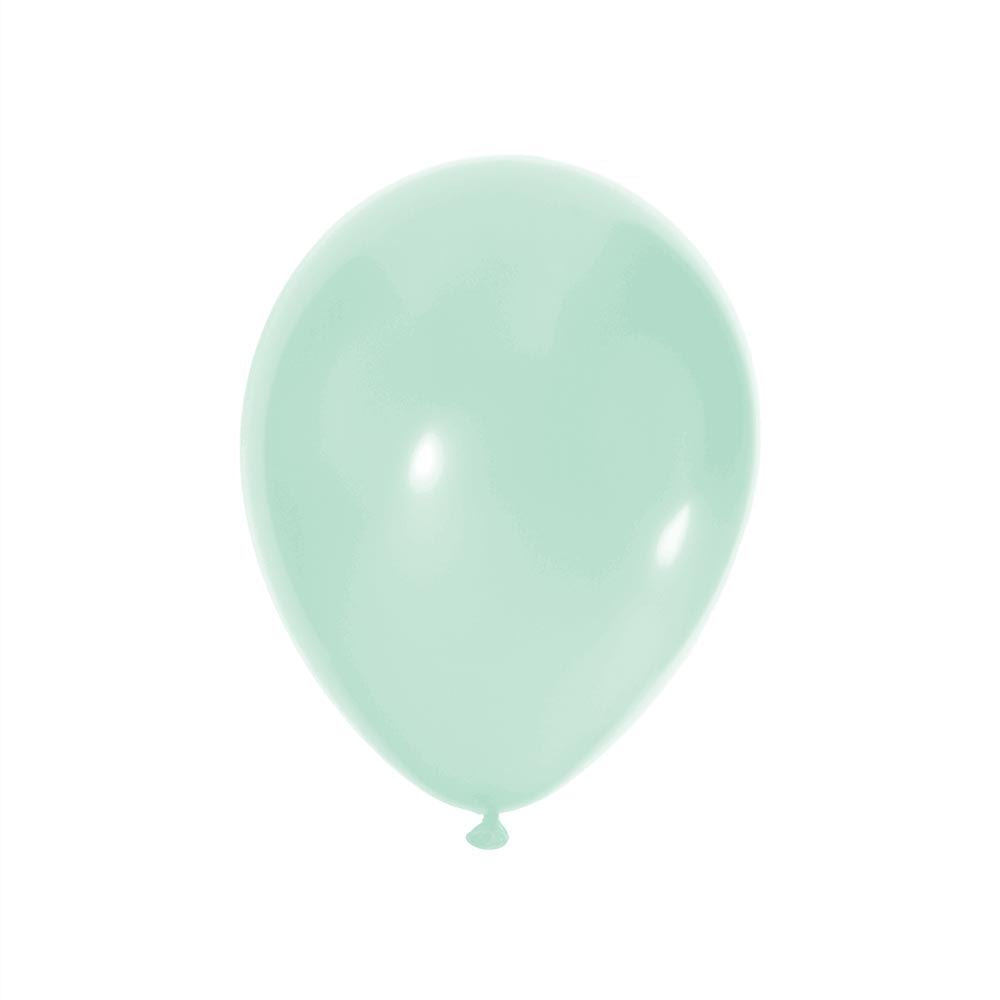 20 Ballons Vert Pastel 30 cm en latex