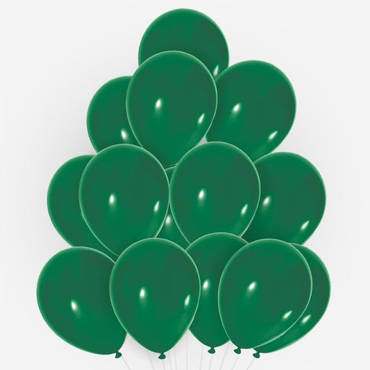20 Ballons Vert Tropical 30 cm en latex