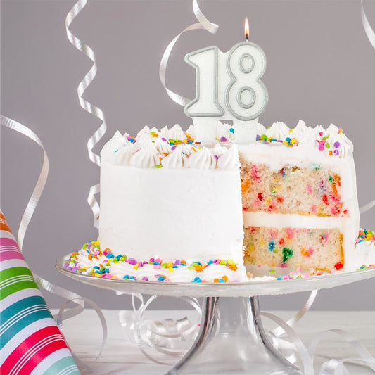 Bougie Anniversaire "18"