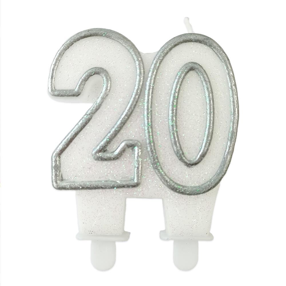 Bougie Anniversaire "20"