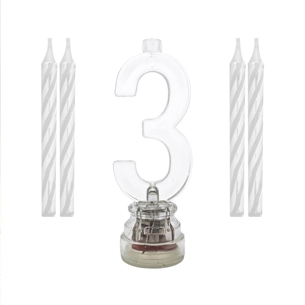Bougie Clignotante "3"
