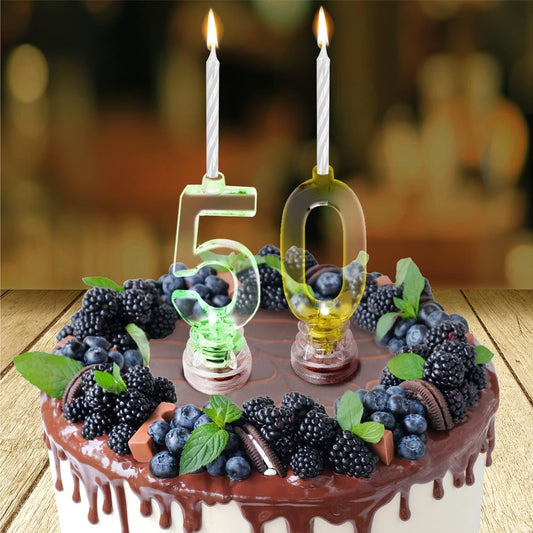 Bougie Clignotante "5"