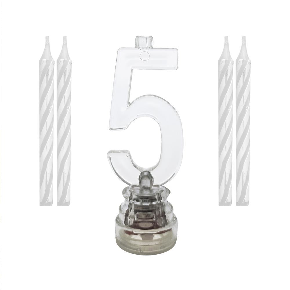 Bougie Clignotante "5"