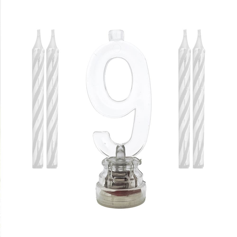 Bougie Clignotante "9"