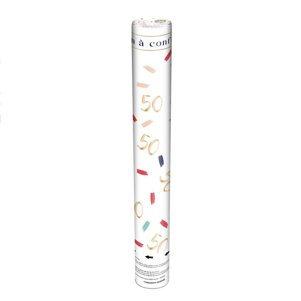 Canon à Confettis 50 ans 38cm