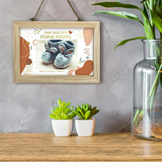 Cadre Annonce "Vous Allez Être Grands-Parents" – Cadeau Original et Tendance