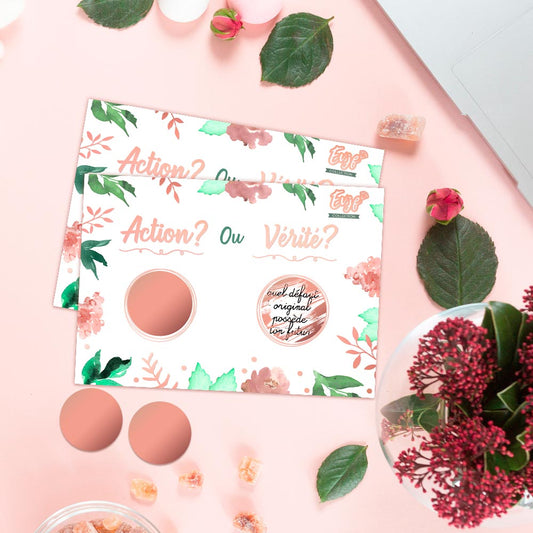 Jeu Action et Vérité Personnalisé à gratter EVJF