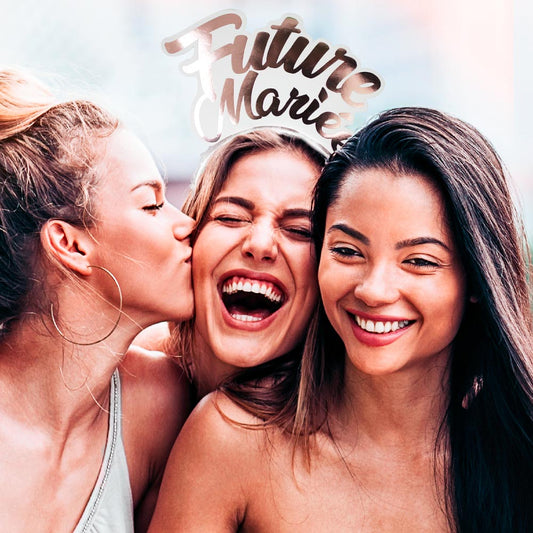 Serre Tête Blanc "Future Mariée" EVJF