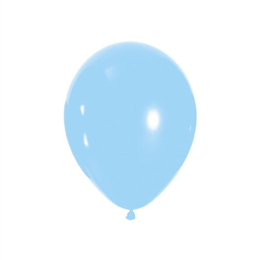 20 Ballons Bleu Pastel 30 cm en latex