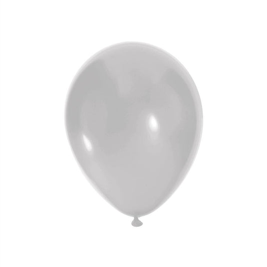 20 Ballons Gris 30 cm en latex