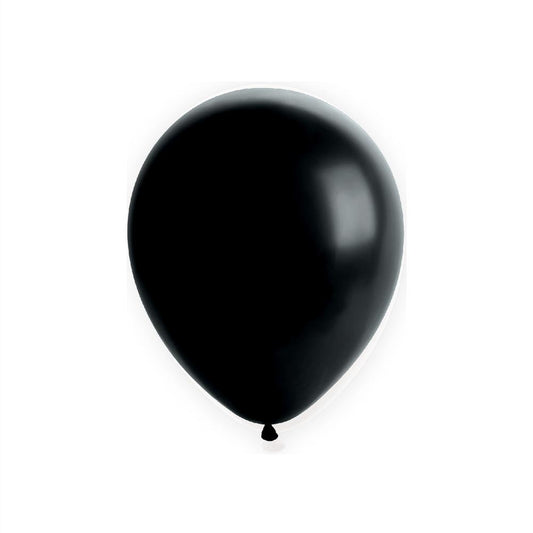20 Ballons Noir 30 cm en latex