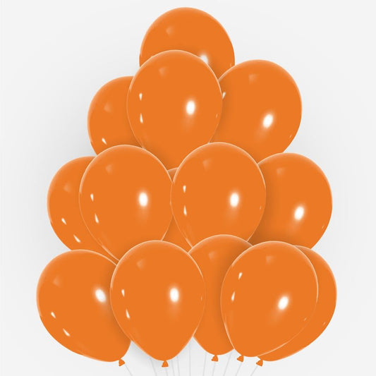 20 Ballons Orange 30 cm en latex