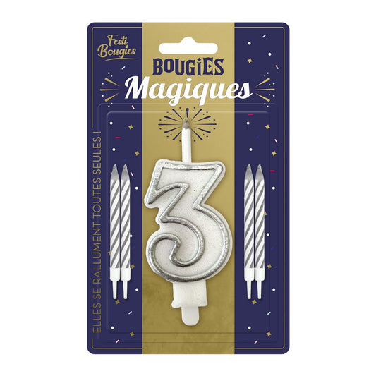 Bougie Magique "3"