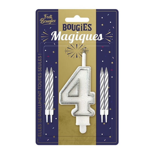 Bougie Magique "4"