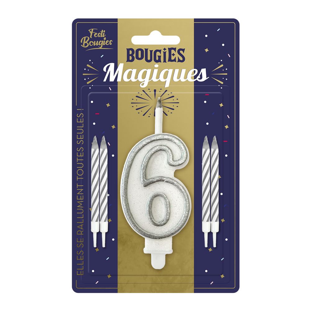 Bougie Magique "6"