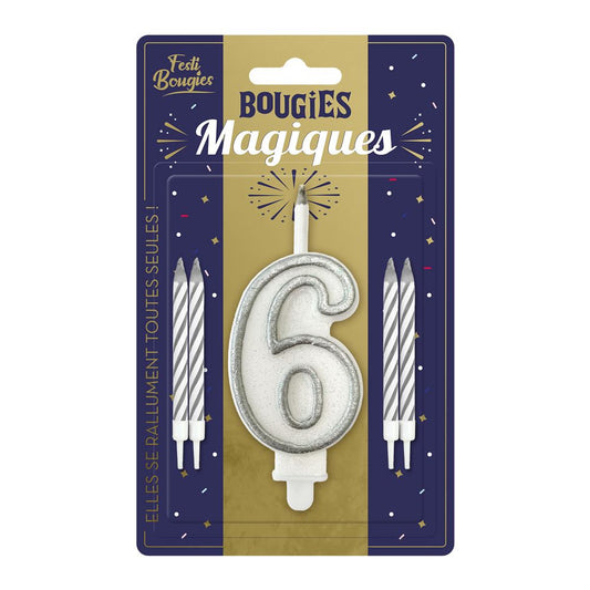Bougie Magique "6"