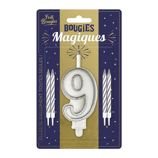 Bougie Magique "9"