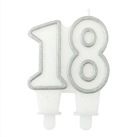 Bougie Anniversaire "18"