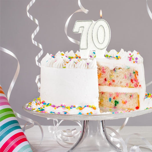 Bougie Anniversaire "70"