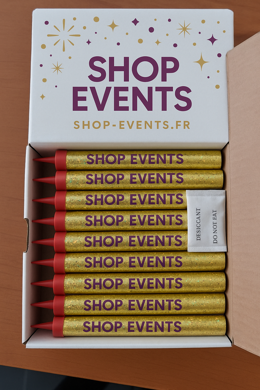 Bougies Fontaines Scintillantes 60 sec – Lot de 100 – Étincelles Festives