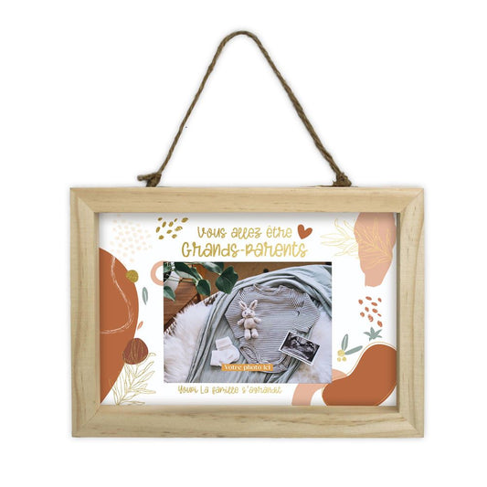 Cadre Annonce "Vous Allez Être Grands-Parents" – Cadeau Original et Tendance