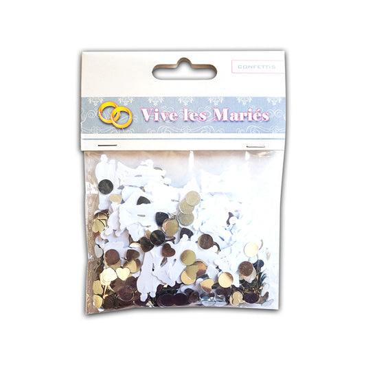 Confettis Silhouette Mariés