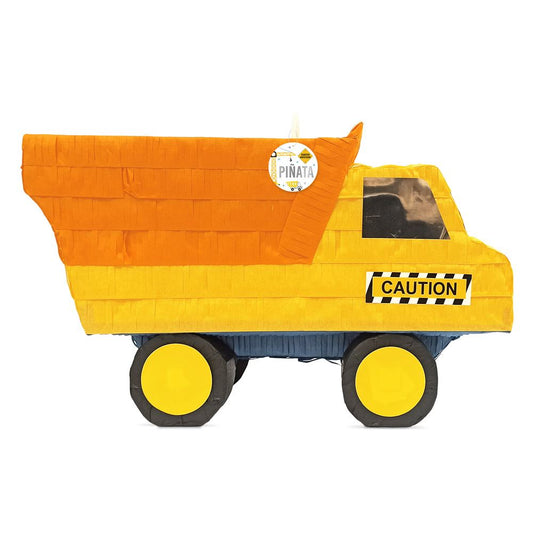 Piñata Camion Chantier Jaune – Animation Anniversaire Enfants