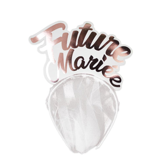 Serre Tête Blanc "Future Mariée" EVJF